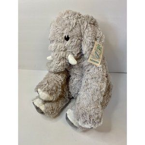 MorisMos Gray Grey Elephant Plush 16” Stuffed Animal W/ Tags